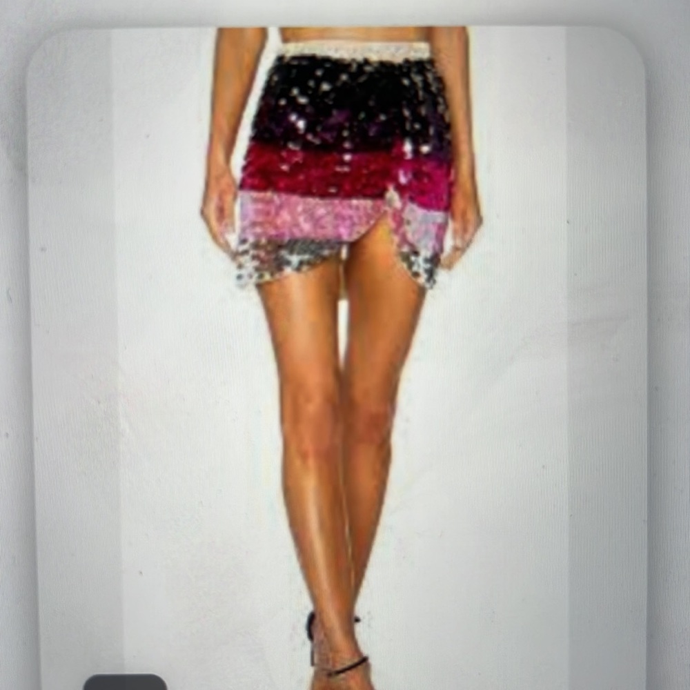 LPA Sequin Mini Skirt Size Small - Never Worn